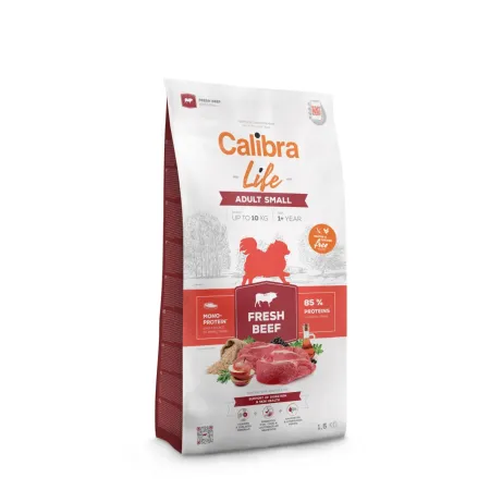 Calibra Dog Life Adult Small Świeża Wołowina 1,5kg